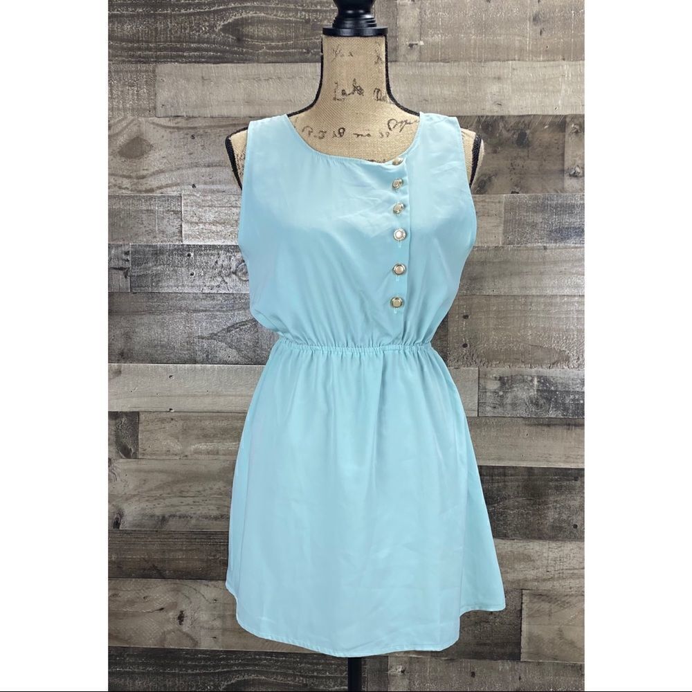 Urban Outfitters One & Only Blue Open Back Dress‎